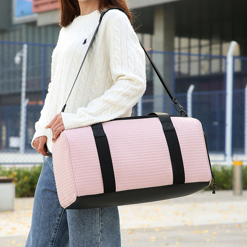 Textured Utility Duffel Bag Kalsten