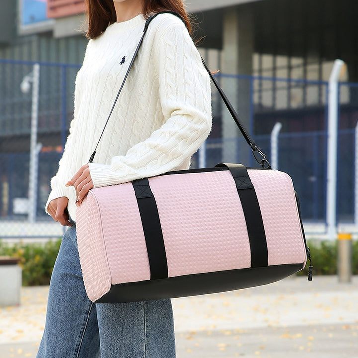 Textured Utility Duffel Bag Kalsten