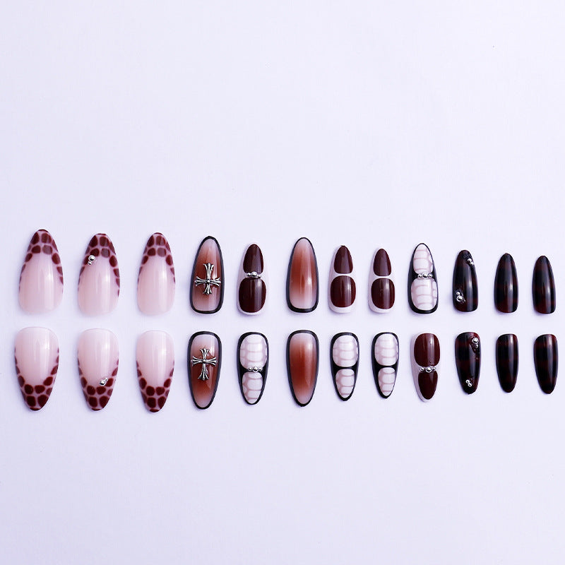 Artistic Stiletto Nail Design