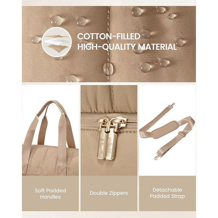Stylish and Functional Sports Bag with Removable Cosmetic Compartment Kalsten