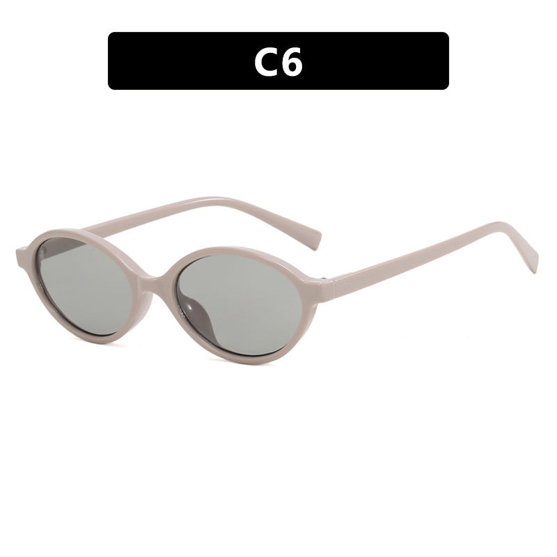 Ladies fashionable sunglasses with unique oval design Kalsten