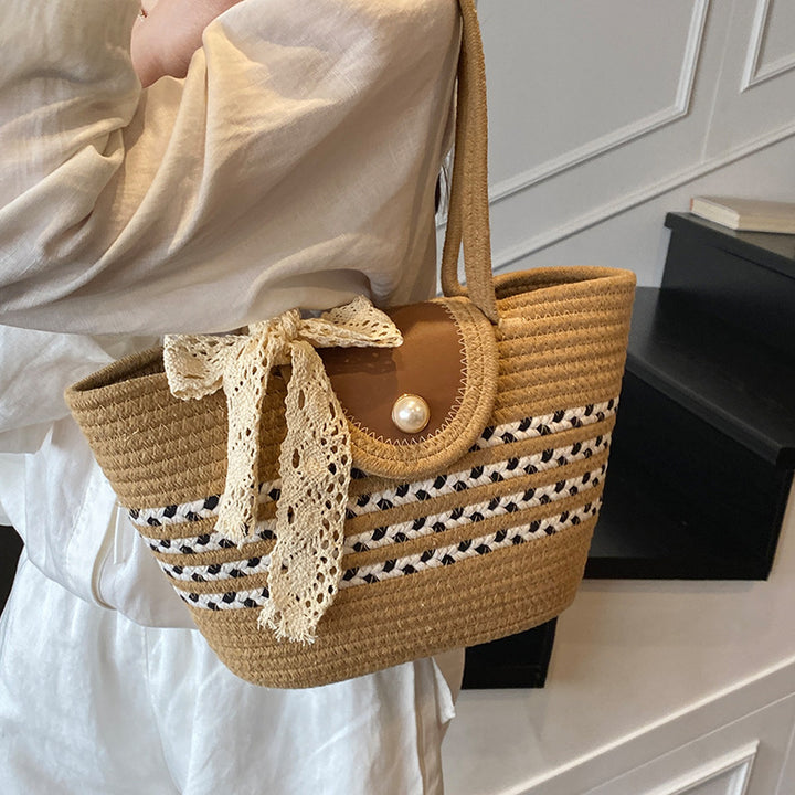 Bohemian Handwoven Crochet Tote Bag