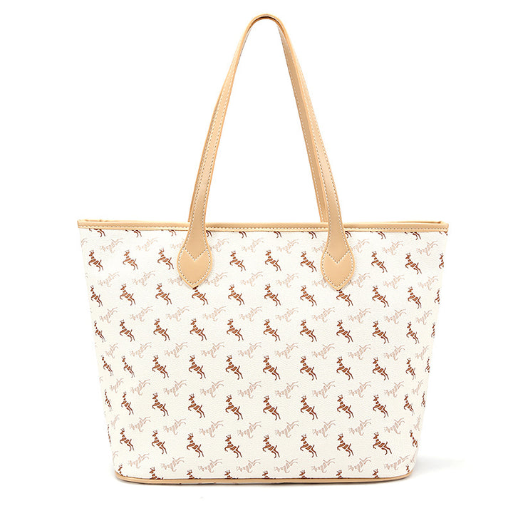 Elegant Printed Canvas Tote