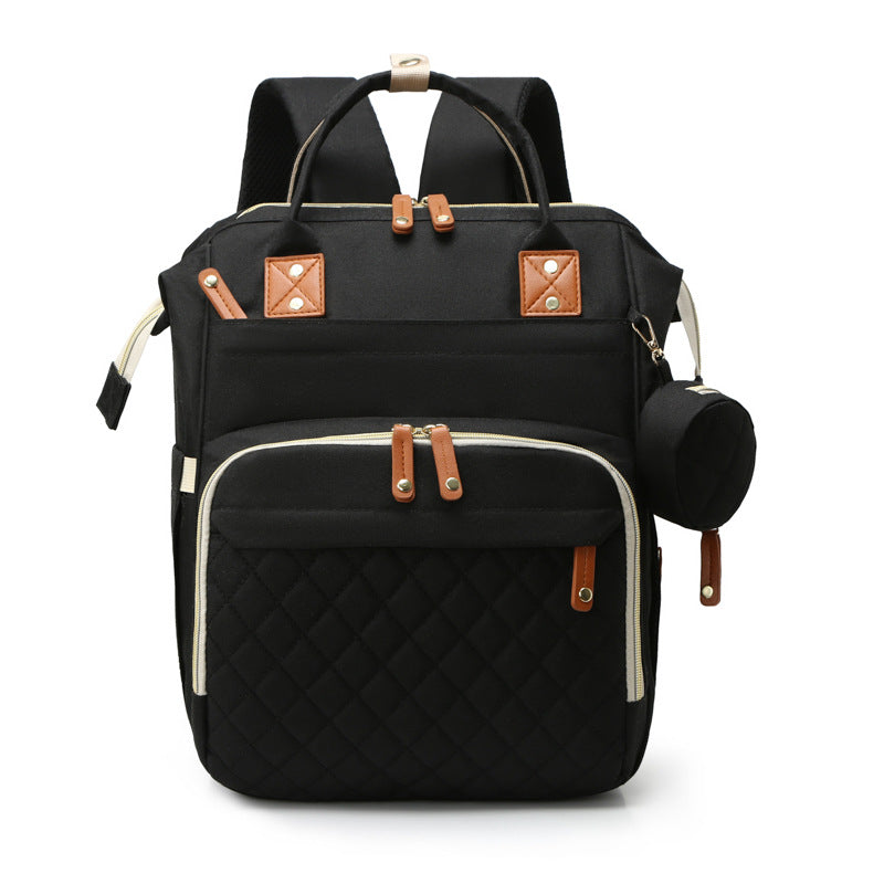 Quilted Multi-Functional Diaper Backpack Kalsten