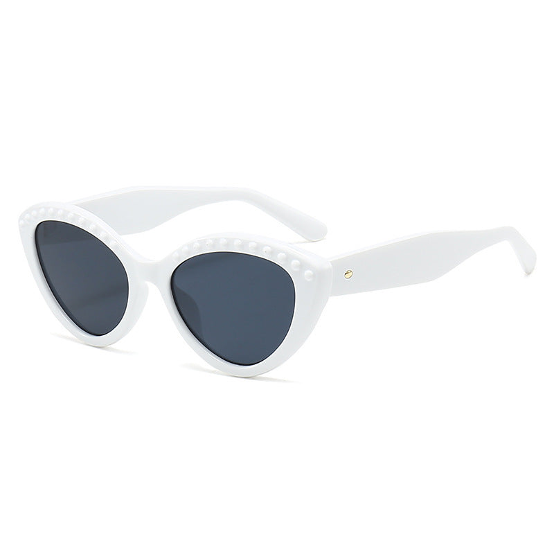 Women Cat-Eye Sunglasses with Glittering Details Kalsten