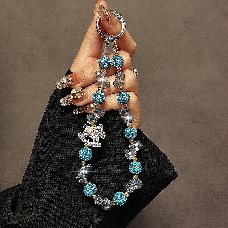 Decorative Crystal Charm Keychain Kalsten