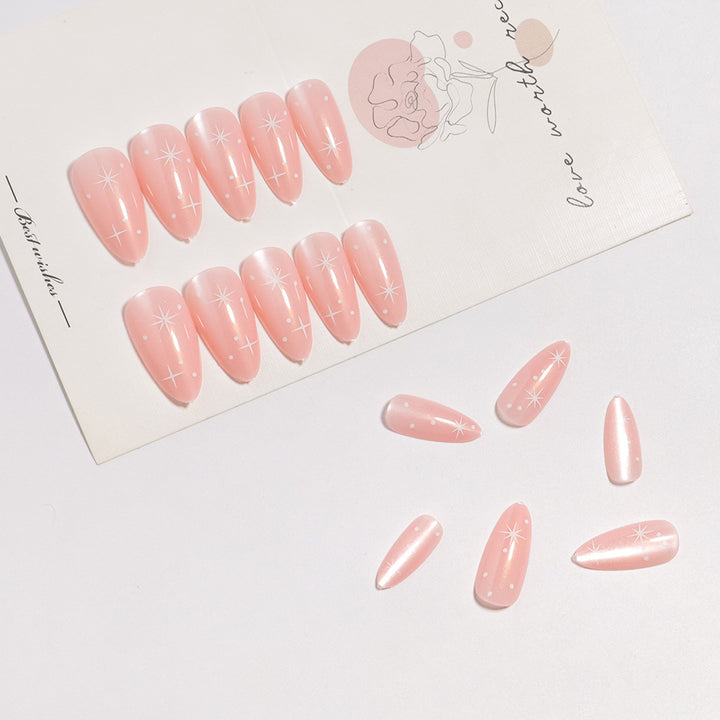 Premium Glittery Long Press-On Nails Kalsten