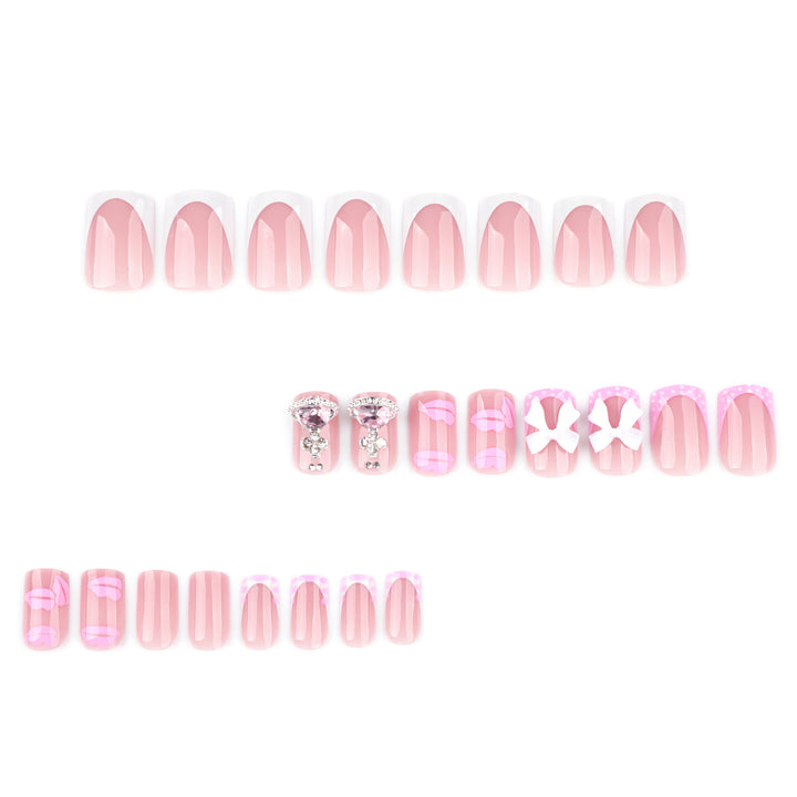 Artful Nail Art with Glitter and Flower Design Kalsten