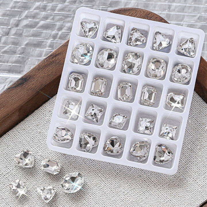 Decorative Resin Nail Art Gem Set