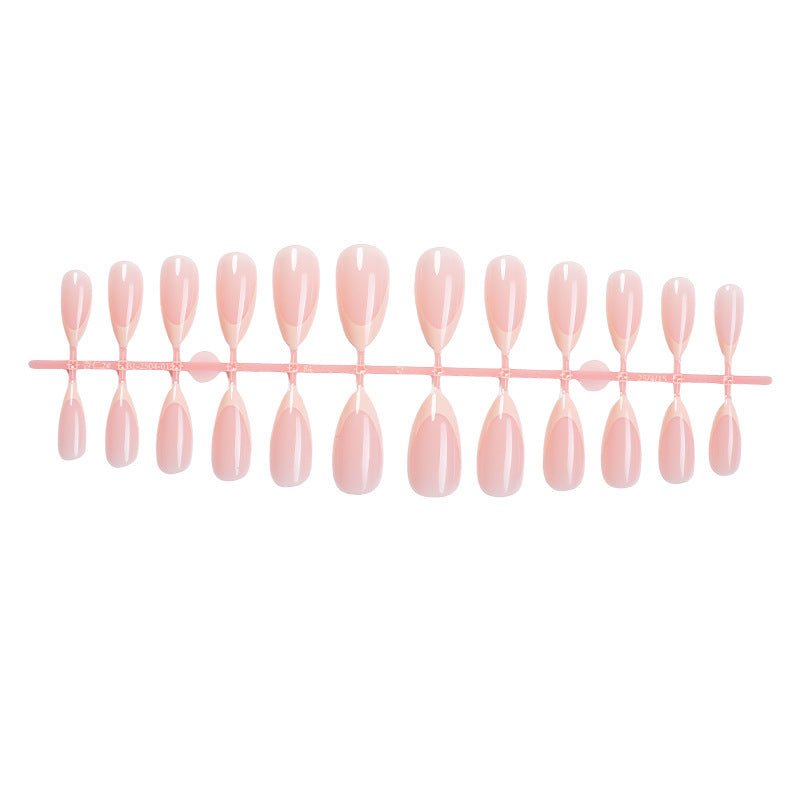 Artificial nail set with elegant French design Kalsten