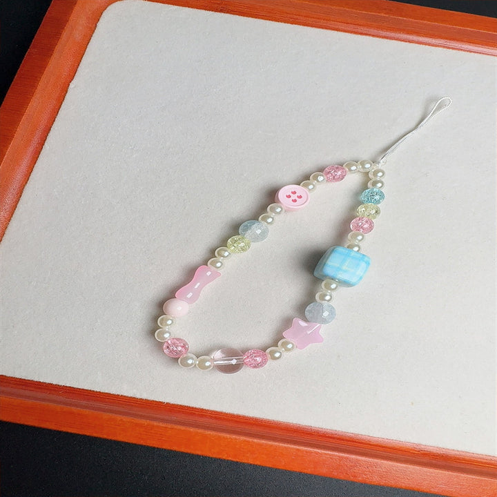 Whimsical Beaded Charm Keychain Kalsten