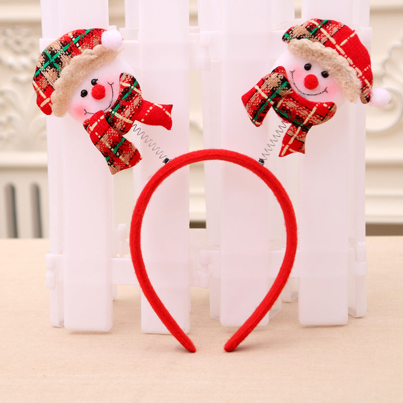 Festive Holiday Bear Headband Kalsten