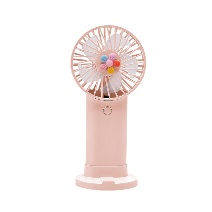 Unisex Portable Hand Fan with Rechargeable Battery and USB Port Kalsten