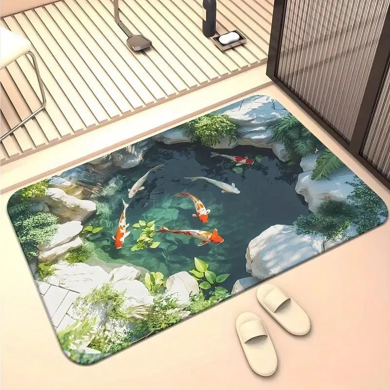 Abstract Floor Mat