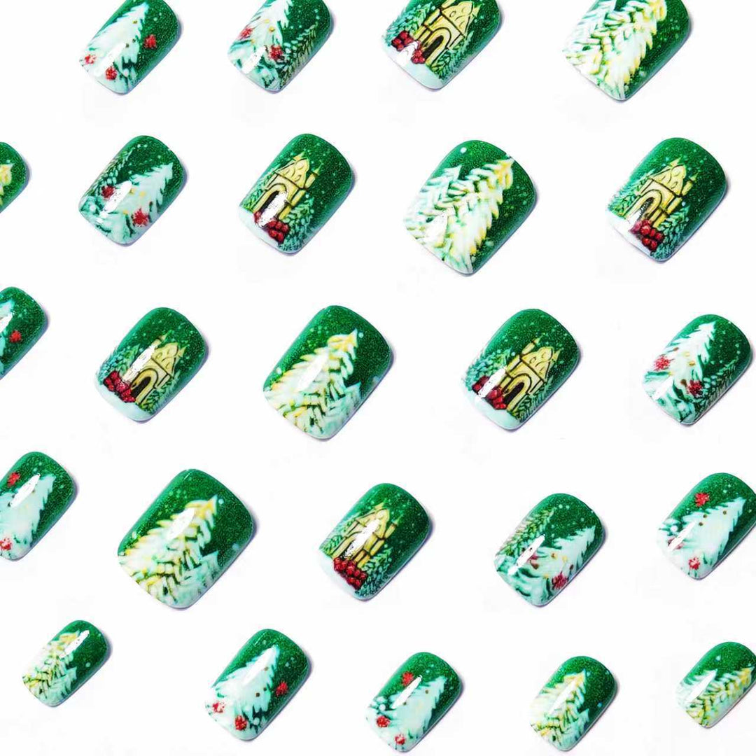 Festive Winter Holiday Nail Art Kalsten
