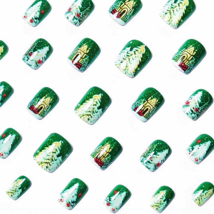 Festive Winter Holiday Nail Art Kalsten