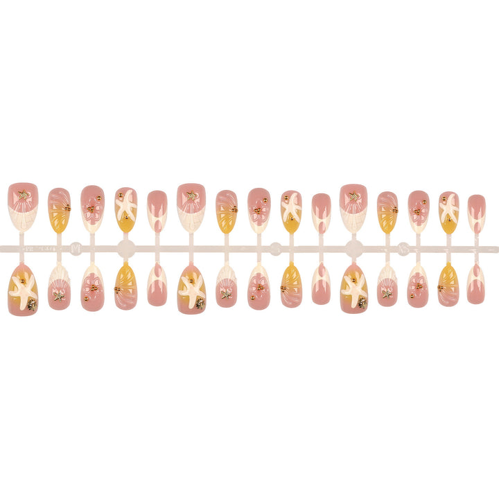 Coastal Inspired Press-On Nail Set