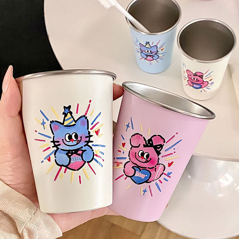 Drink cup with cheerful cat design Kalsten