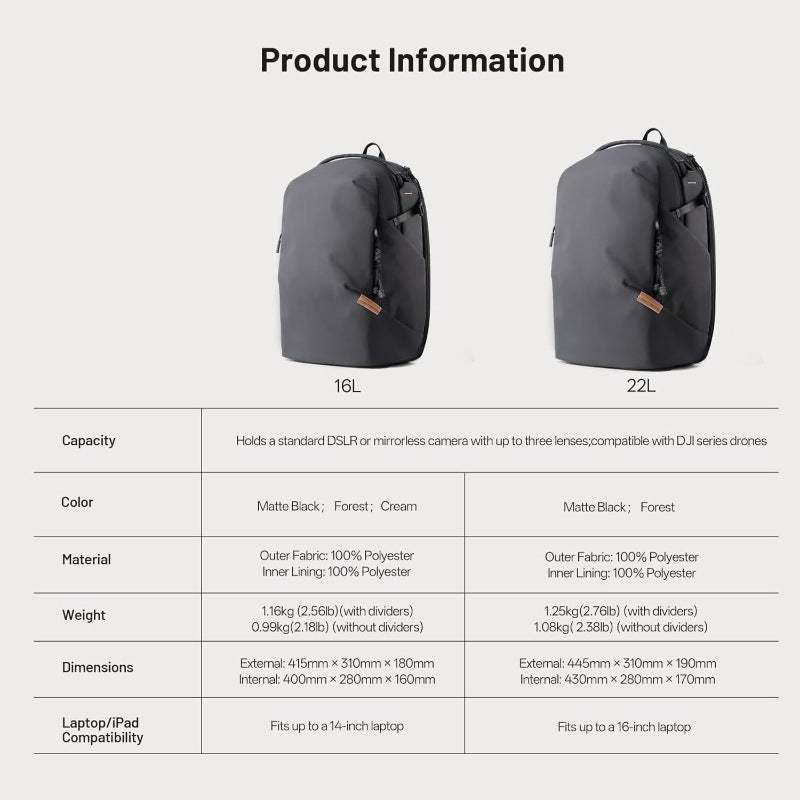 Versatile Rear-Access Camera Backpack Kalsten