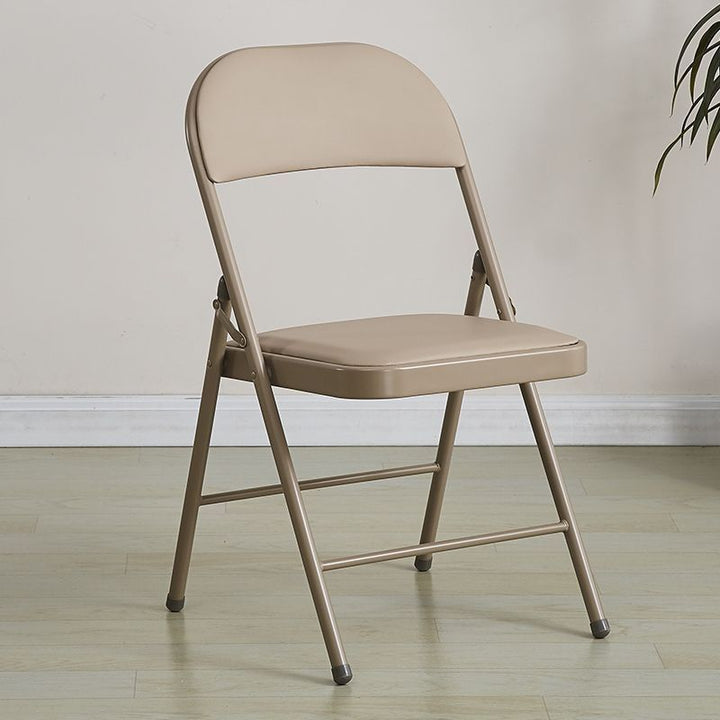 Folding chair with ergonomic design and PU upholstery Kalsten