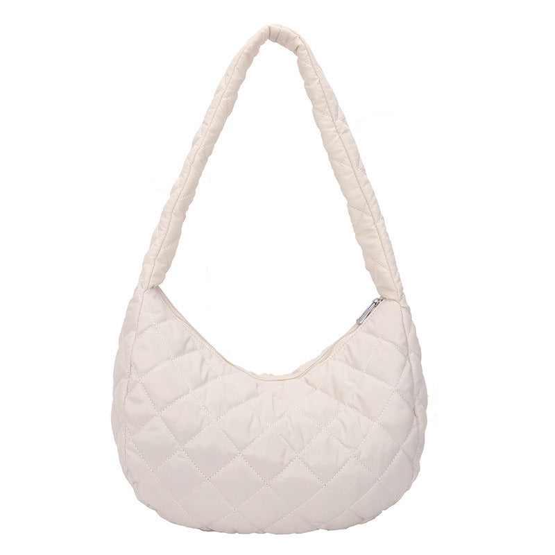Quilted Hobo Shoulder Bag