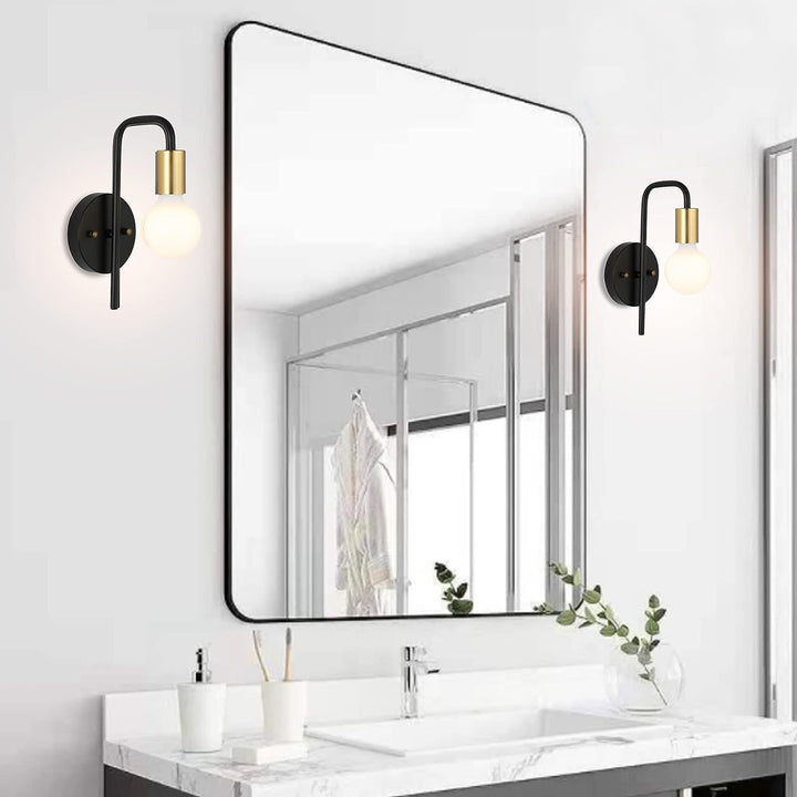 Vintage Industrial Double-Bulb Wall Sconce