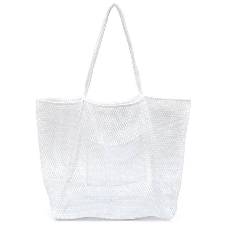 Beach bag in airy mesh design Kalsten