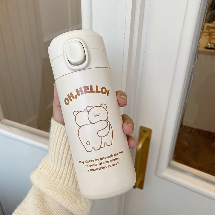 Women's Insulated Drinking Bottle with Animal Motif Kalsten