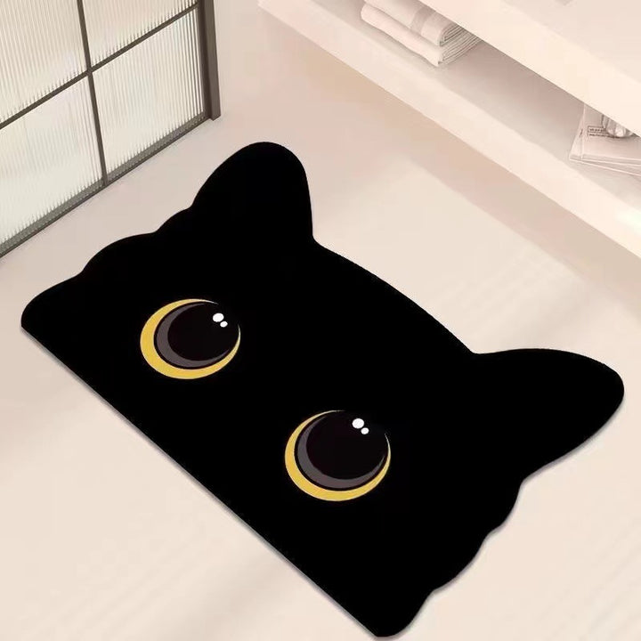 Cat-Themed Decorative Bath Mat