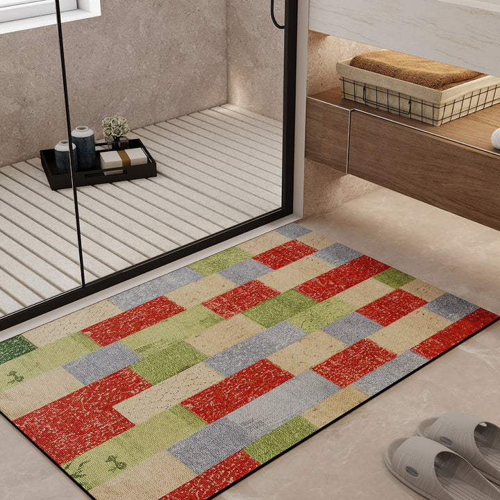 Geometric Pattern Bath Mat Kalsten