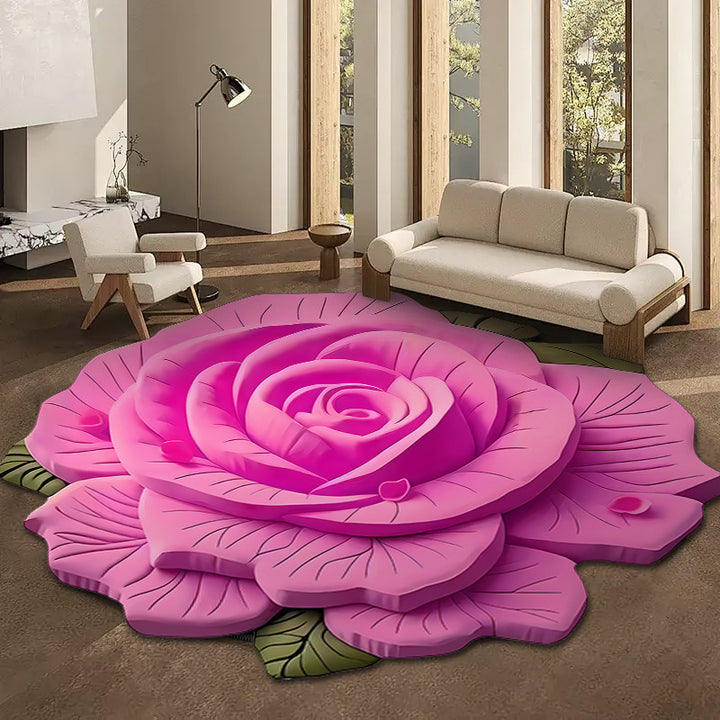 Floral Design Area Rug Kalsten