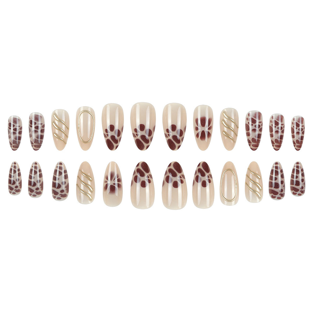 Artistic Stiletto Nail Design Kalsten