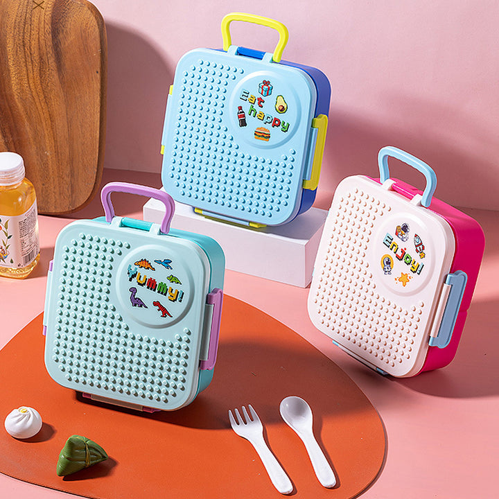 Multi-Compartment Fun Bento Lunch Box