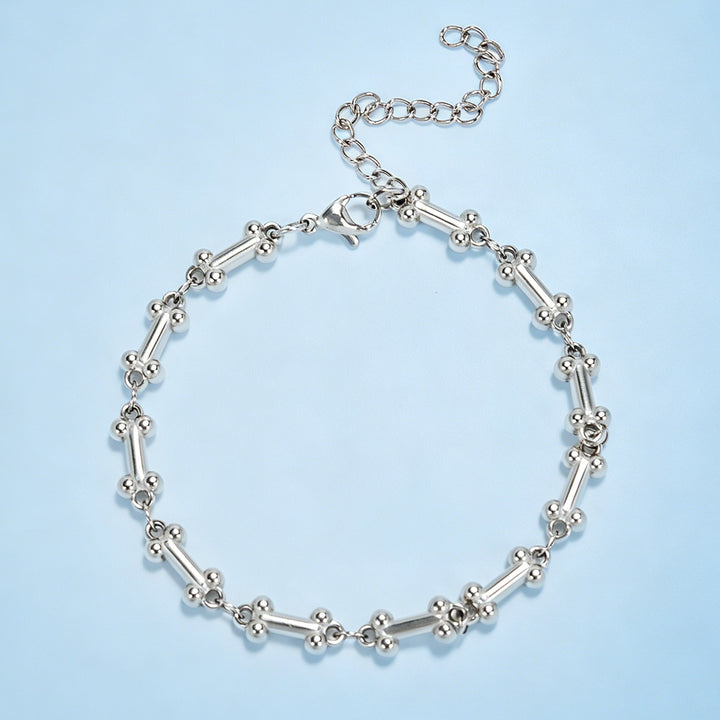 Intricate Textured Chain Bracelet Kalsten