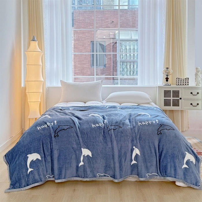 Women Patterned Blanket made of Soft Cotton Kalsten