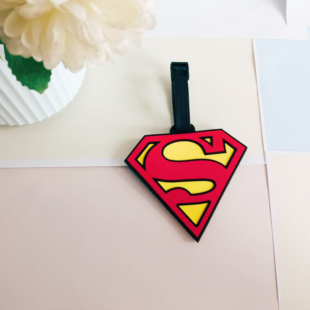 Unisex Silicone Superhero-Themed Luggage Tag Kalsten