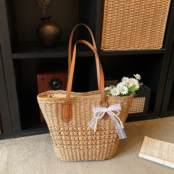 Woven Straw Tote