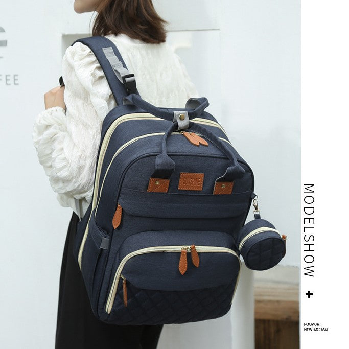 Quilted Multi-Functional Travel Backpack Kalsten