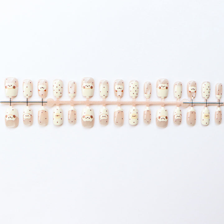 Cute Character-Inspired Press-On Nail Set
