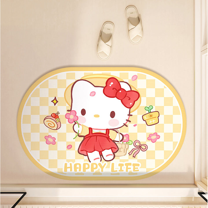 Cute Cartoon-Themed Bath Rug