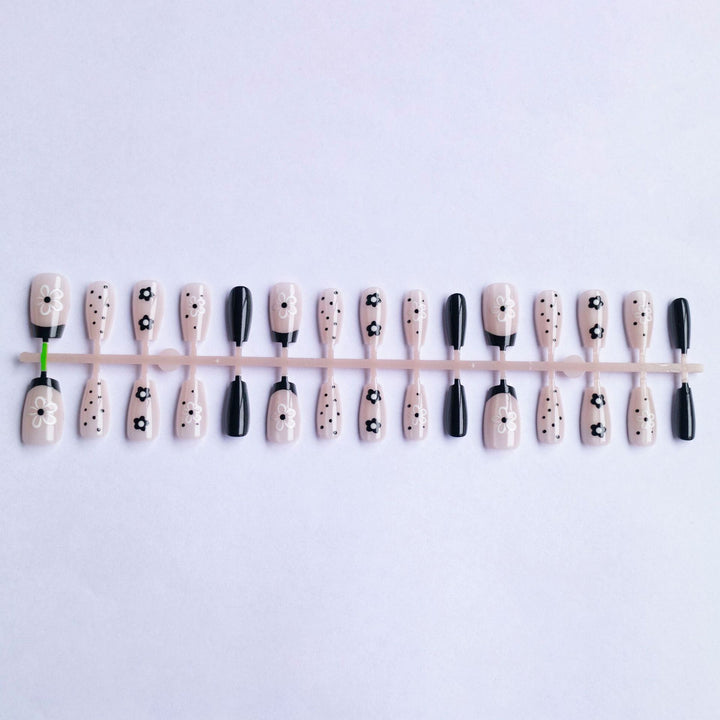 Stylish Floral Nail Art Set