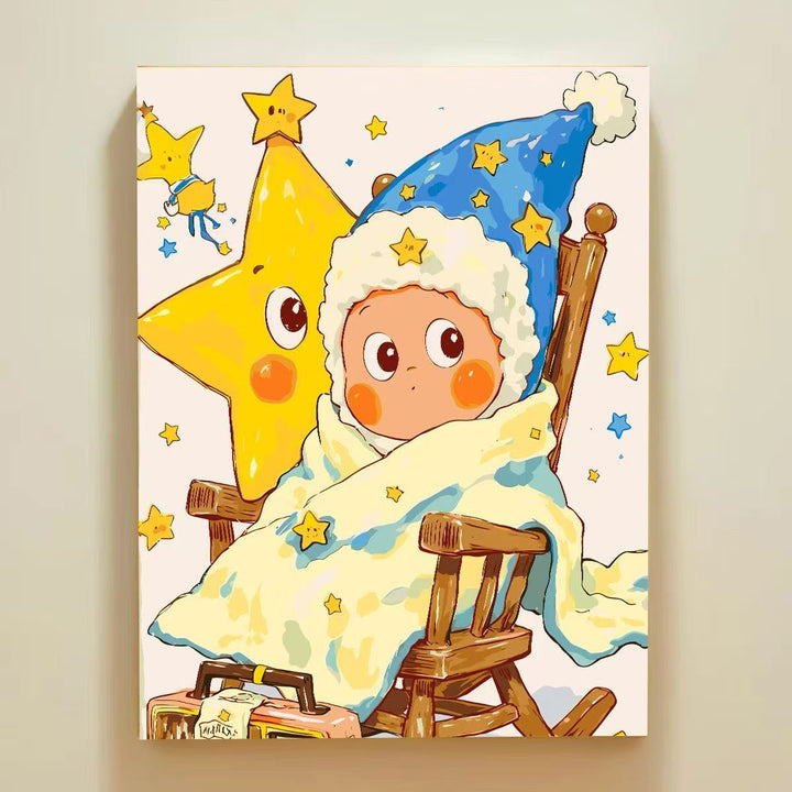 Playful Cartoon Themed Wall Art Canvas Print Kalsten
