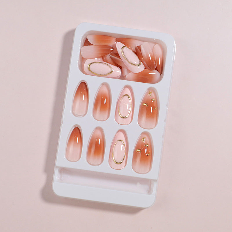 DIY Elegant Press-On Nail Art Set Kalsten