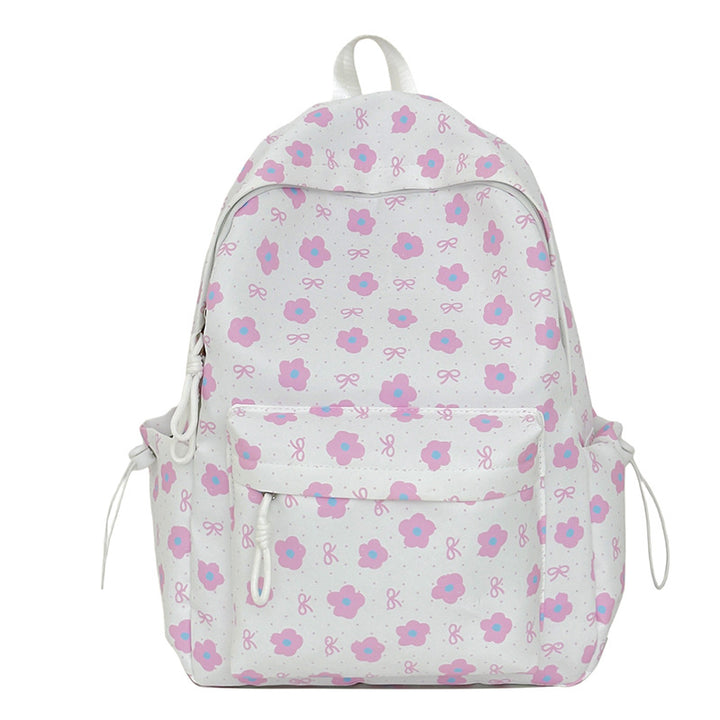 Floral-Embellished Patterned Backpack Kalsten