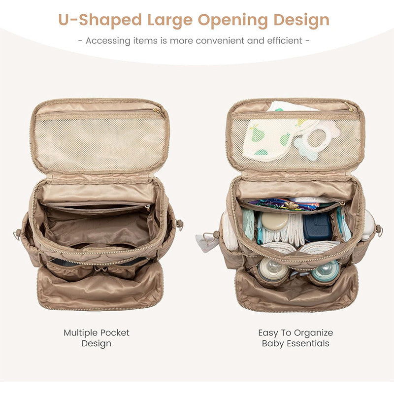 Quilt-Backpack with Additional Organizer Kalsten