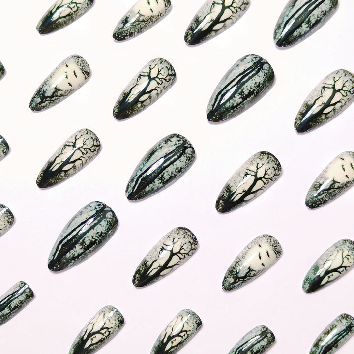 Artistic Nature-Inspired Nail Art Kalsten