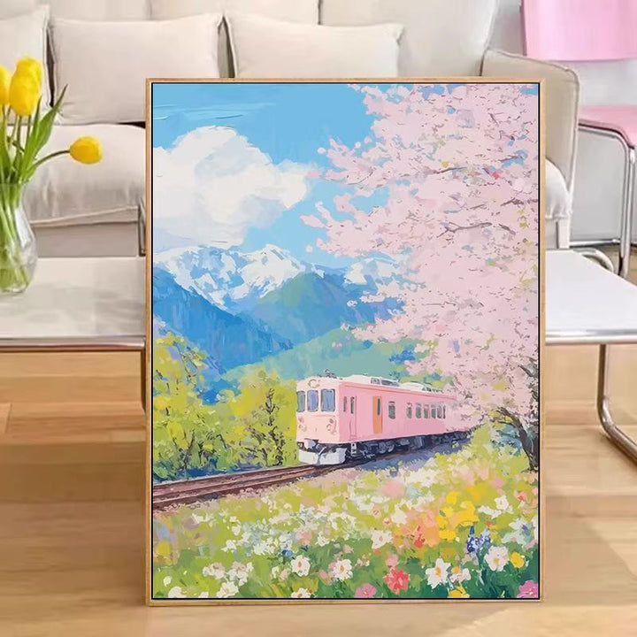 Scenic Train Landscape Wall Art Kalsten