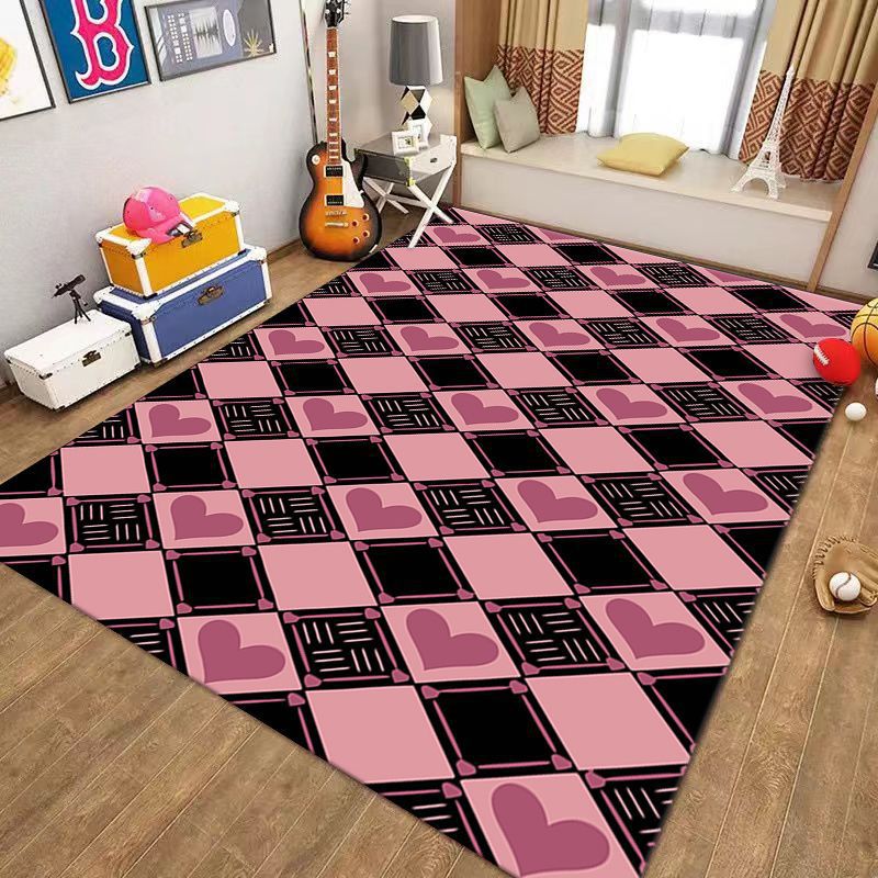 Playful Checkerboard Pattern Area Mat Kalsten