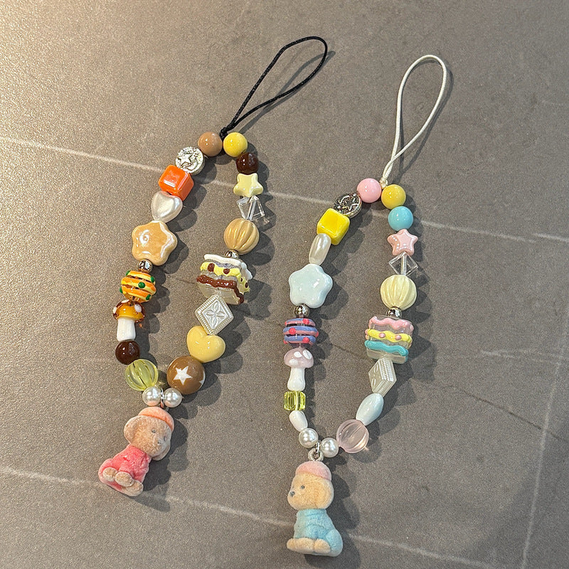 Whimsical Beaded Charm Lanyard Kalsten