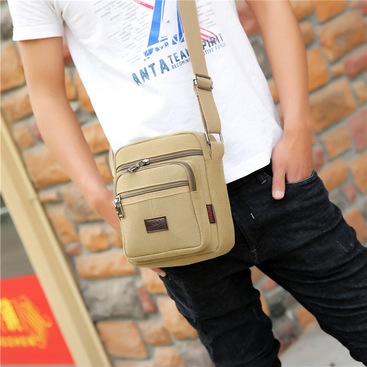 Multi-Compartment Casual Crossbody Bag